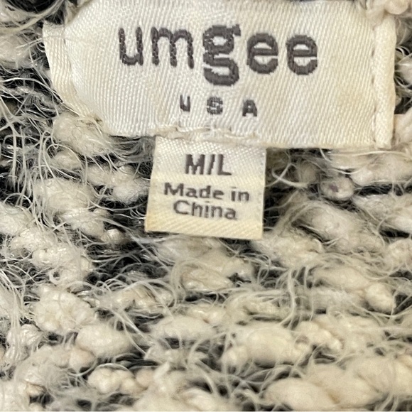 UMGEE Open Front Fringe‎ Kimono Sweater Cardigan, M/L - Picture 9 of 11